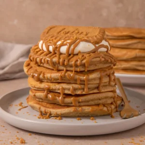 Pancake spéculos acajou