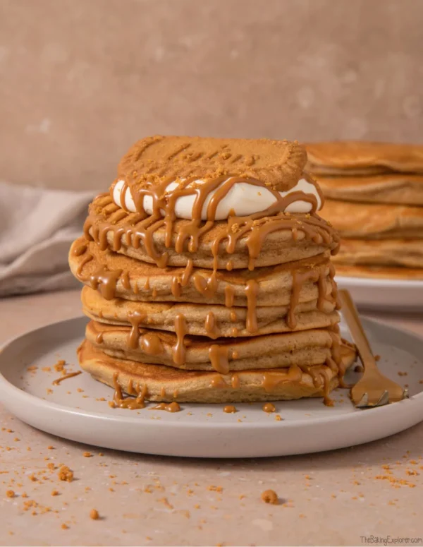 Pancake spéculos acajou
